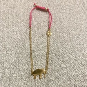Stella & Dot Elephant adjustable bracelet